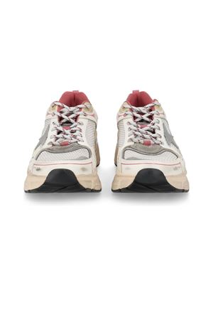 Lightstar Men's CNY in mesh and white leather GOLDEN GOOSE | GWF00724F00791370208